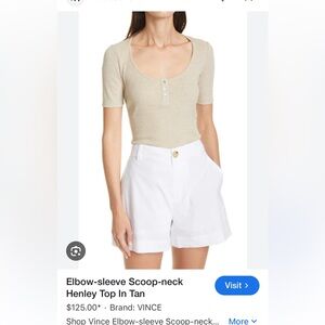 Sold Out Vince scoop neck Henley